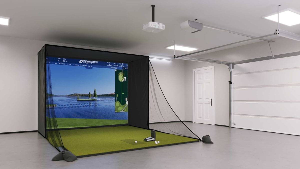 golf simulator impact screen