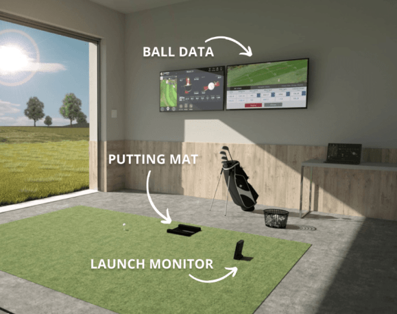 golfzon wave putting mat