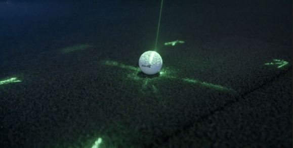 laser ball placement trugolf apogee